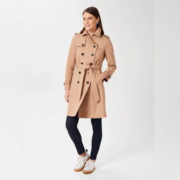 Hobbs trench coat US size 2 - Picture 3 of 12